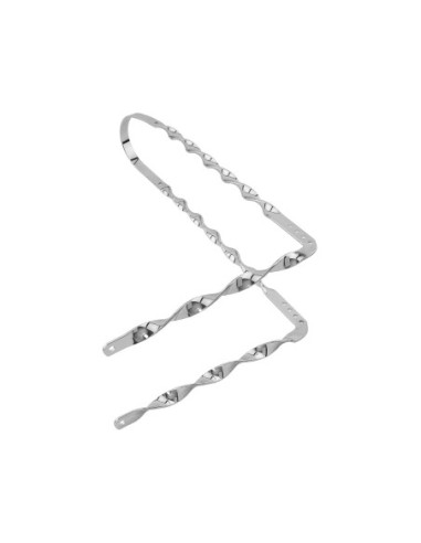 Twisted Flat 26 Sissy Bar 90/Degrees Chrome.